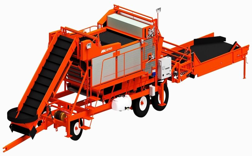 Modern Self-Propelled Potato Harvester Machine