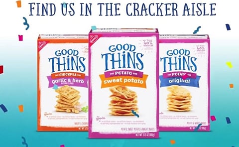 GOOD THiNS will be available in eight varieties at launch, including potato-original and potato - sweet potato GOOD THiNS will be available in eight varieties at launch, including potato-original and potato - sweet potato