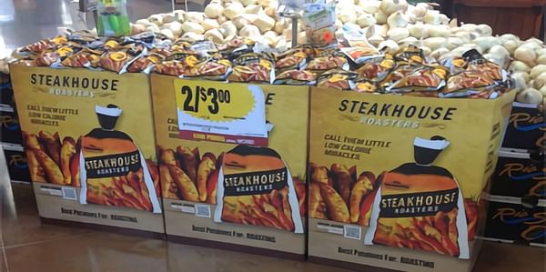 MountainKing increases fresh potato sales significantly with the use of high-graphic display bins