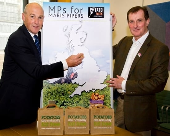 Robin Cropper and John Stevenson MP Robin Cropper and John Stevenson MP