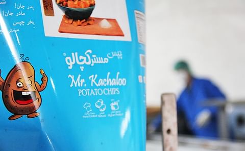 Geared to the purchasing power of people in Afghanistan - among the world’s poorest countries - Mr. Kachaloo Potato Chips come in bags containing as little as 15 grams at a price of 5 Afghani, or about 7 US cents. Geared to the purchasing power of people in Afghanistan - among the world’s poorest countries - Mr. Kachaloo Potato Chips come in bags containing as little as 15 grams at a price of 5 Afghani, or about 7 US cents.