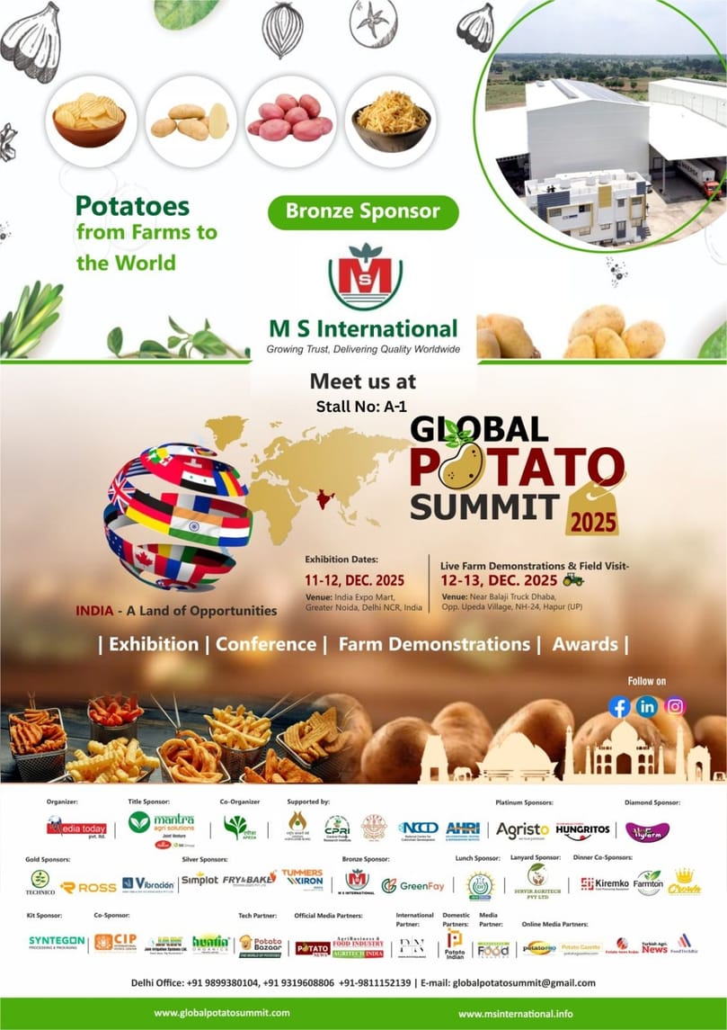 M S International Showcases Its Farm-to-World Potato Capabilities as a Bronze Sponsor at the Global Potato Summit 2025. M S International Showcases Its Farm-to-World Potato Capabilities as a Bronze Sponsor at the Global Potato Summit 2025.
