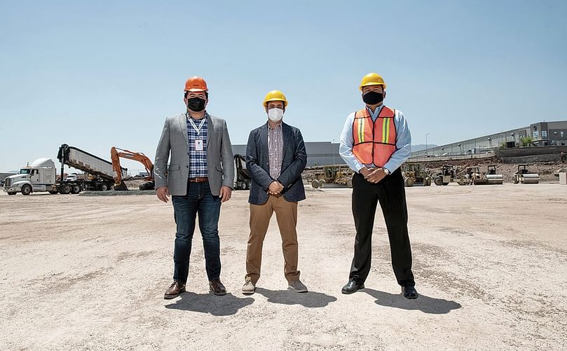 Guadalajara Heat and Control employees and officials attending Groundbreaking Ceremony on April 12, 2021