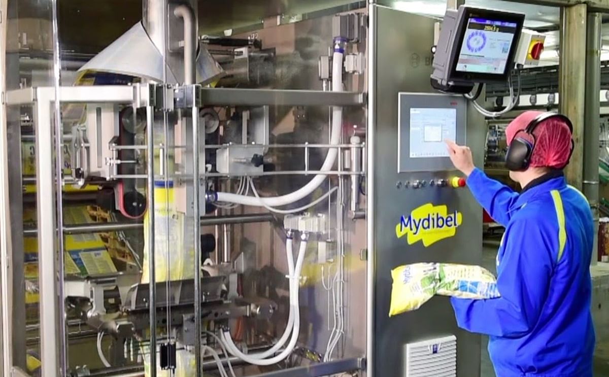 Packaging French Fries at the family owned Belgian Potato Processing Company Mydibel
(Courtesy: Bosch Packaging Technology)