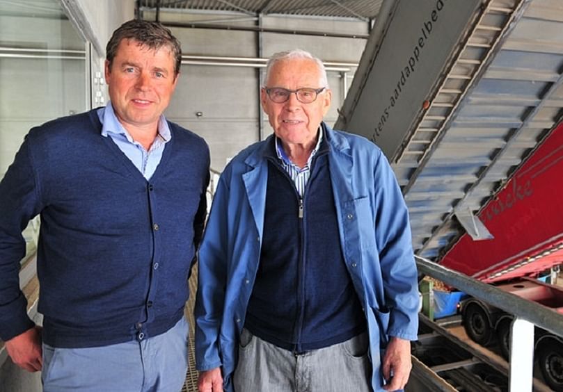 Roger Mylle (right) - in this picture (2016) at the age of 74 - founded Mydibel in 1988. He can be seen here with his son Bruno Mylle (left) at the Gramybel factory of the Mydibel company in Mouscron, Belgium. (Courtesy: Xinhua)