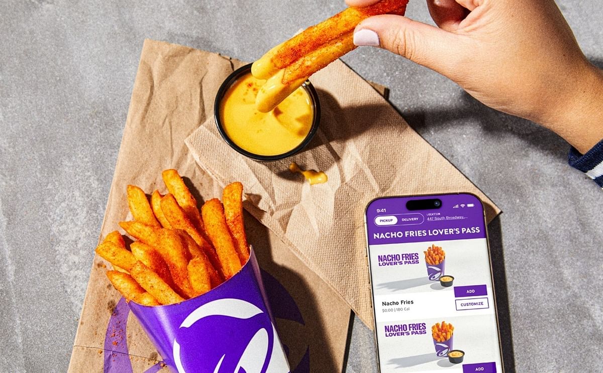 The Nacho Fries Lover’s Pass makes a comeback, unlocking 30 days of a regular order of Nacho Fries for just USD 10 exclusively through the Taco Bell app.