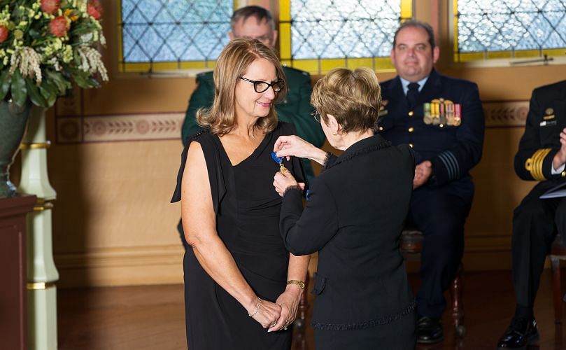 Nadia Taylor honoured with Order of Australia.
