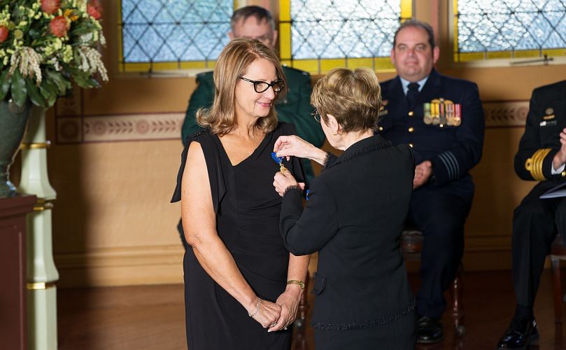 Nadia Taylor honoured with Order of Australia. Nadia Taylor honoured with Order of Australia.