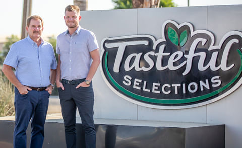 (from left to right) Bob Bender CEO and Nathan Bender the President of Tasteful Selections. (from left to right) Bob Bender CEO and Nathan Bender the President of Tasteful Selections.