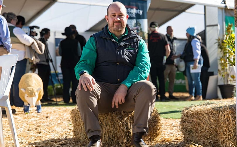 TasFarmers Chief Executive Nathan Calman, who has called on McCain to return to discussions with Tasmanian potato growers. (Courtesy: Pulse)