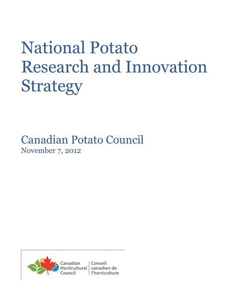 National Potato Research and Innovation Strategy