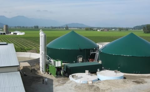 The biogas facility at Naturally Homegrown Foods, the maker of Hardbite potato chips The biogas facility at Naturally Homegrown Foods, the maker of Hardbite potato chips