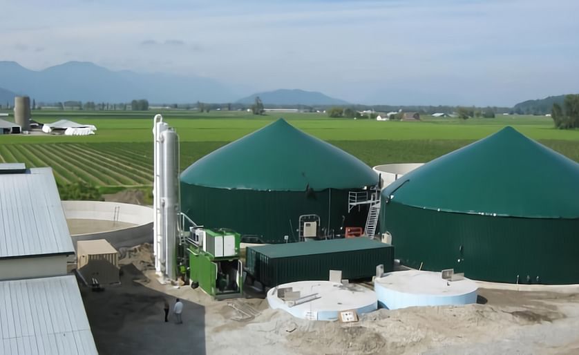 The biogas facility at Naturally Homegrown Foods, the maker of Hardbite potato chips