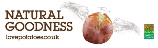 The Potato Council "Natural Goodness" car sticker The Potato Council "Natural Goodness" car sticker