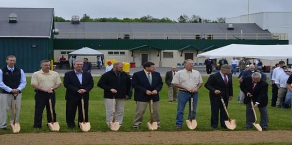 Groundbreaking for the expansion at Naturally Potatoes on June, 4, 2014