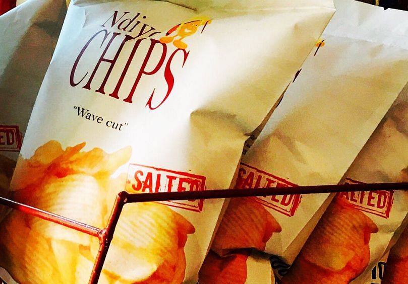 Ndiyo Potato Chips 'wave cut'