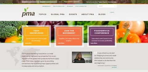 New PMA website