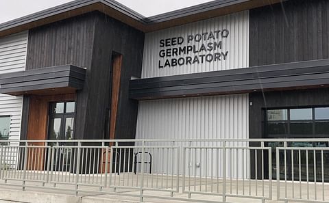 The University of Idaho’s new Seed Potato Germplasm Laboratory in Moscow, shown here Oct. 22, will go operational before the end of 2021.