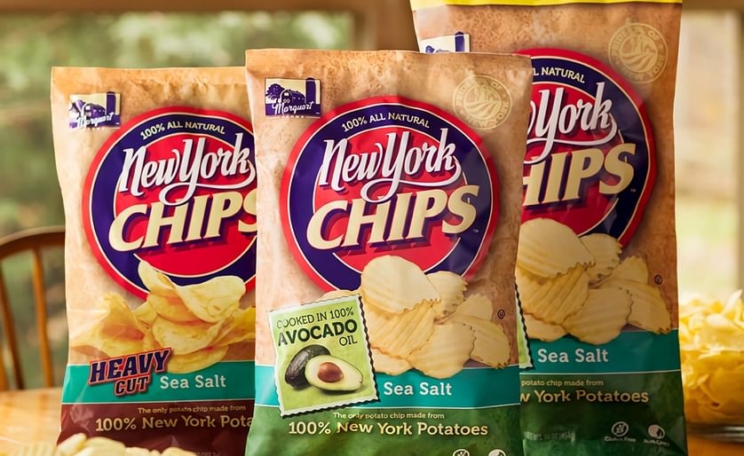 New York Chips are made from 100% New York Potatoes and cooked in avocado oil