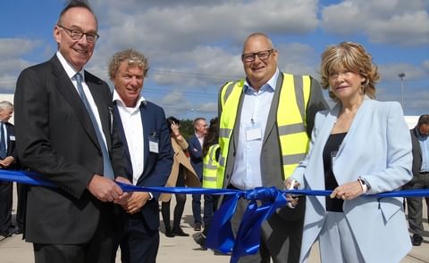 From left to right: Mark Slaughter, Director General for Investment at the Department for International Trade, Bram Hage, Founder/CEO NewCold, Jon Miles, Country Manager UK NewCold and Denise Jeffrey, Deputy Leader, Wakefield Council. From left to right: Mark Slaughter, Director General for Investment at the Department for International Trade, Bram Hage, Founder/CEO NewCold, Jon Miles, Country Manager UK NewCold and Denise Jeffrey, Deputy Leader, Wakefield Council.