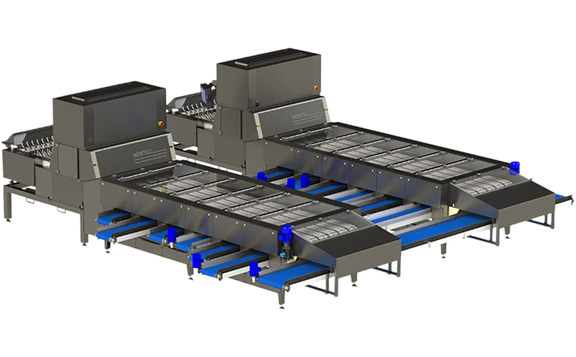 Newtec Celox-P-UHD for Potato Sorting. Newtec Celox-P-UHD for Potato Sorting.