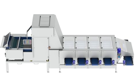 Newtec Optical Sorting Machine Celox P Dual UHD closed S Newtec Optical Sorting Machine Celox P Dual UHD closed S