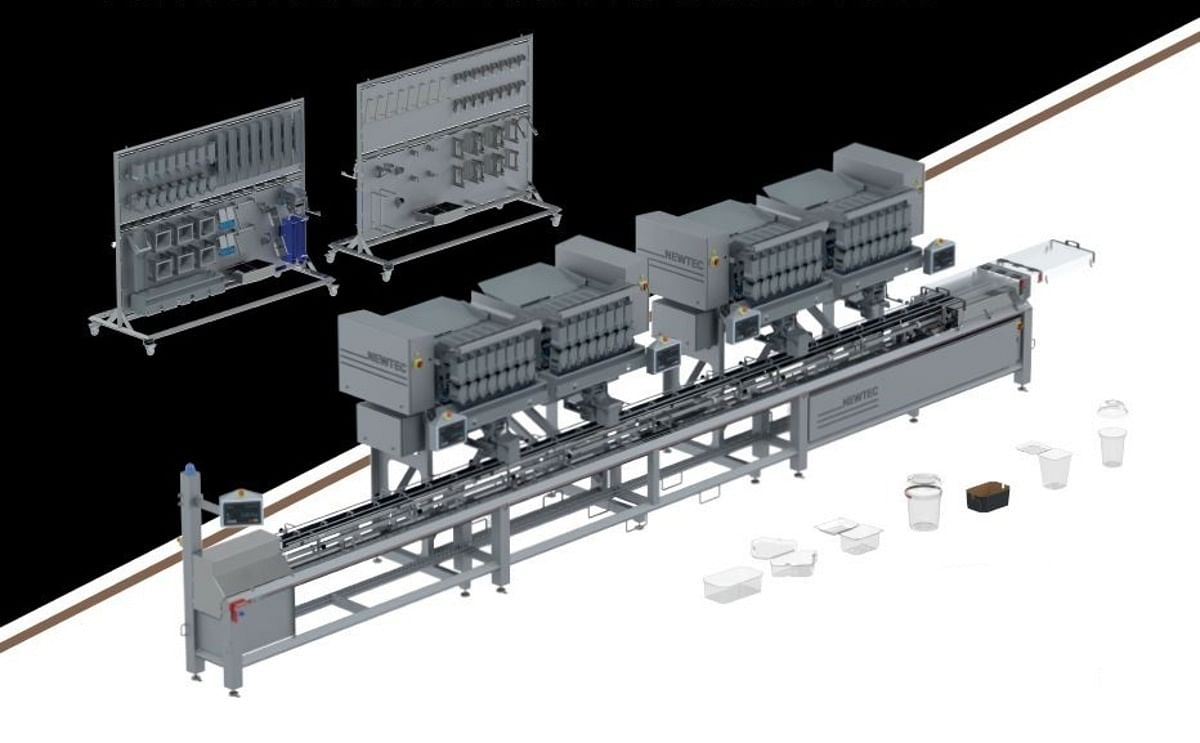 Newtec Cost Efficient Weighing /Packaging line