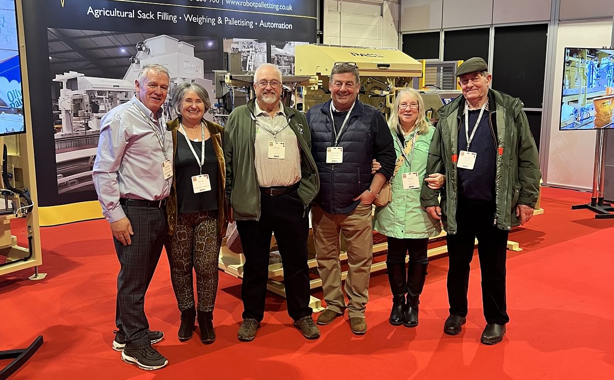 Nick Cesare with Richard Hopkins (fourth from left) at British Potato Nick Cesare with Richard Hopkins (fourth from left) at British Potato