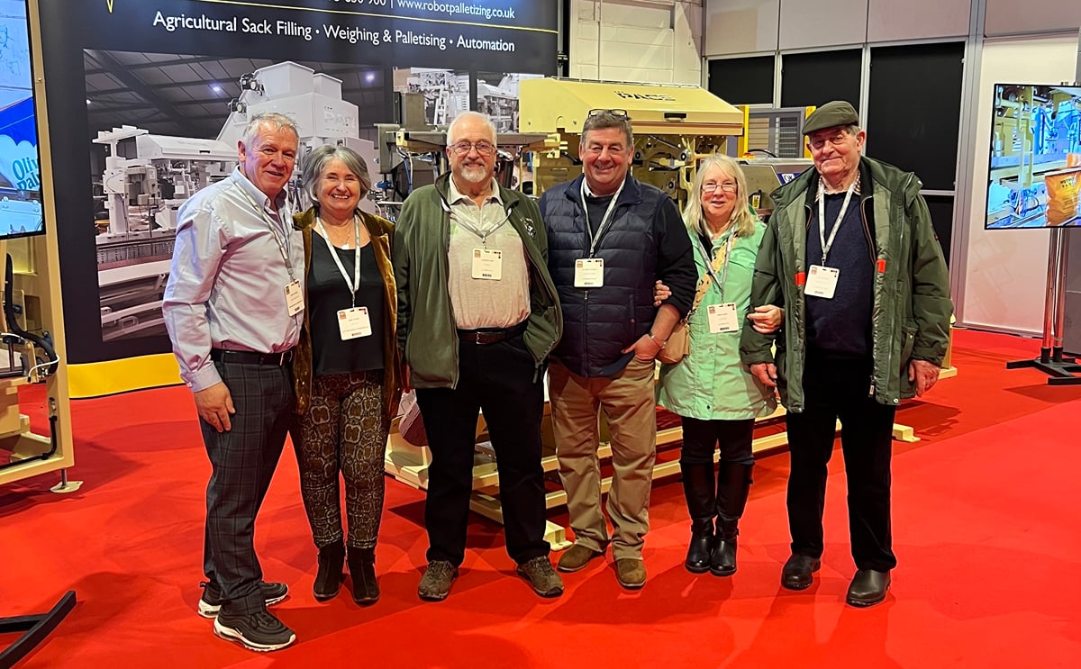 Nick Cesare with Richard Hopkins (fourth from left) at British Potato Nick Cesare with Richard Hopkins (fourth from left) at British Potato