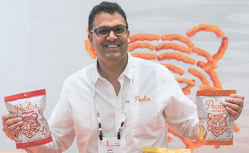 Nick Desai, CEO of Peatos, showcasing Peatos products. (Courtesy: Nick Desai | Peatos)
