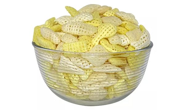 Noble 3D snack pellets after frying