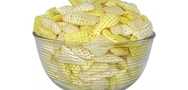 Noble 3D snack pellets after frying