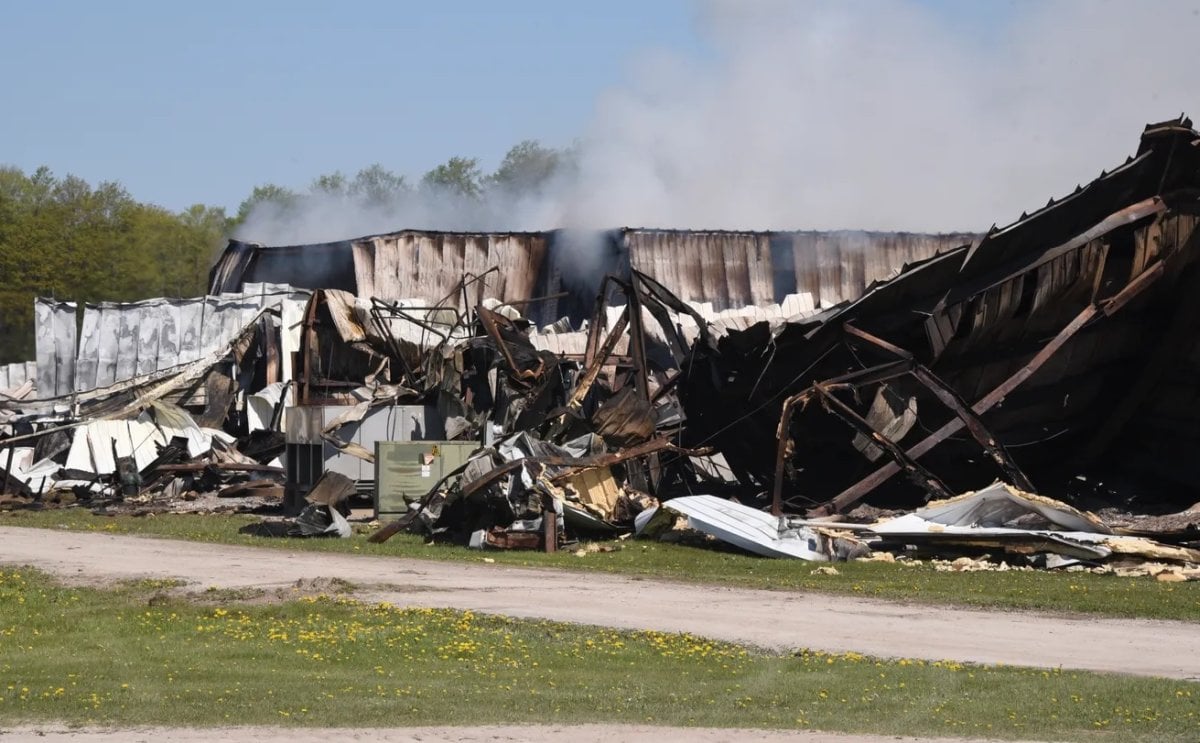 Northern Michigan potato farm plans to rebuild after devastating fire. Northern Michigan potato farm plans to rebuild after devastating fire.