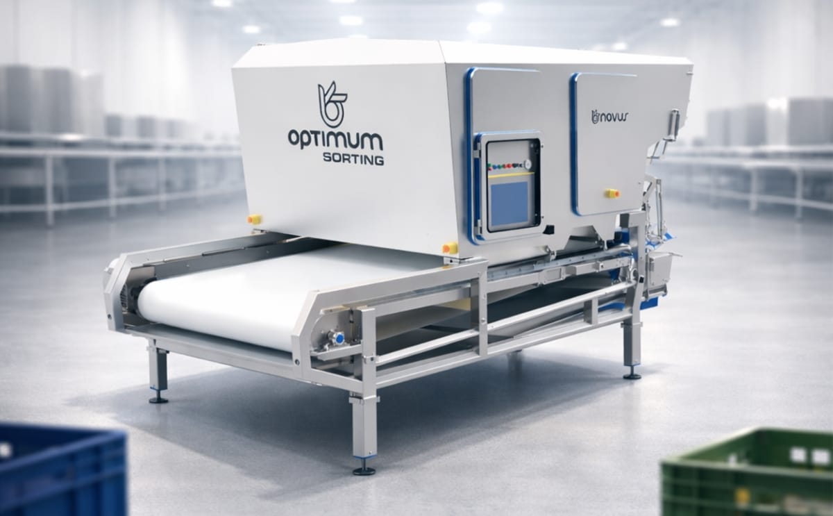 Optimum Sorting, Novus optical belt sorter Optimum Sorting, Novus optical belt sorter