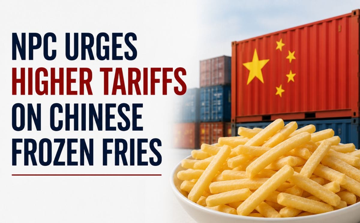 The National Potato Council is urging the United States Trade Representative to raise tariffs on Chinese frozen fries and address growing concerns over Chinese overcapacity and rising exports into key Asian markets The National Potato Council is urging the United States Trade Representative to raise tariffs on Chinese frozen fries and address growing concerns over Chinese overcapacity and rising exports into key Asian markets
