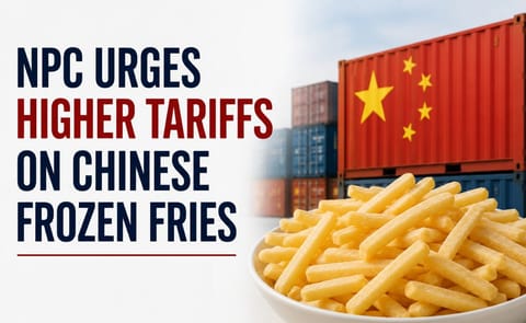 NPC is urging higher tariffs on Chinese frozen fries amid concerns over rising exports and market pressure on United States potato processors. NPC is urging higher tariffs on Chinese frozen fries amid concerns over rising exports and market pressure on United States potato processors.