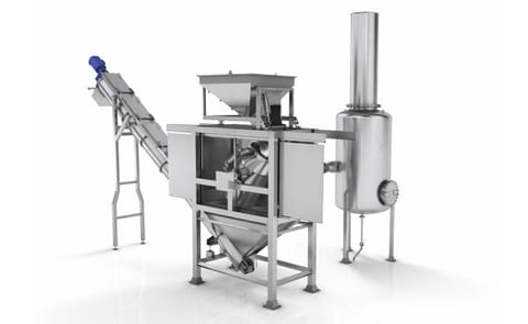 Nueva peladora de papas al vapor: alta Nueva peladora de papas al vapor: alta