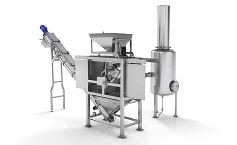 Nueva peladora de papas al vapor: alta Nueva peladora de papas al vapor: alta