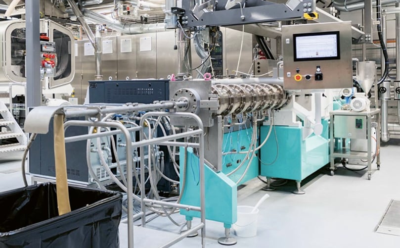 Extrusion Application Center: in this multi-purpose laboratory customers can conduct tests on food and animal feed, experiment new recipes, product shapes, and textures. Extrusion Application Center: in this multi-purpose laboratory customers can conduct tests on food and animal feed, experiment new recipes, product shapes, and textures.