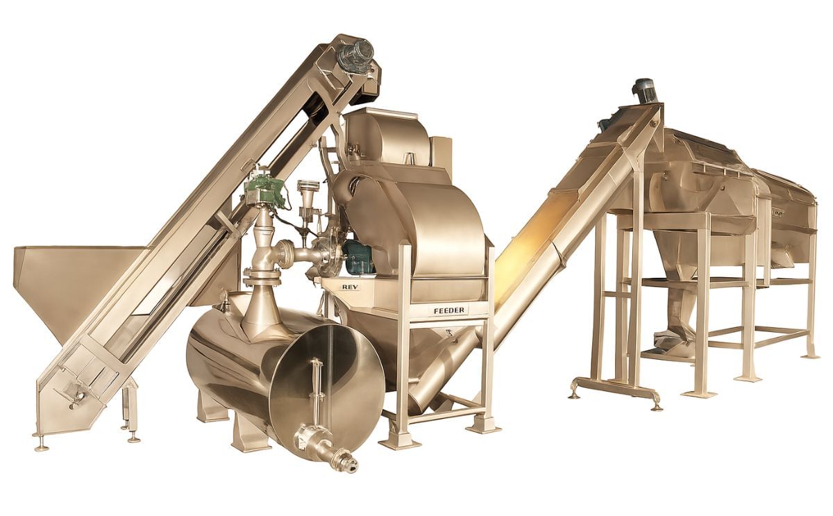 Odenberg Integrated Peeling Line for potatoes