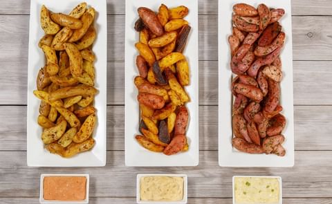Old Oak Farms’ Party Potatoes make fingerling potatoes the life of the party! Old Oak Farms’ Party Potatoes make fingerling potatoes the life of the party!