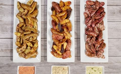 Old Oak Farms’ Party Potatoes make fingerling potatoes the life of the party! Old Oak Farms’ Party Potatoes make fingerling potatoes the life of the party!