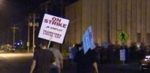 Strike at Simplot Grand Forks Potato Processing Plant