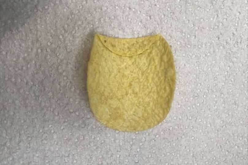 One folded Pringle is selling for GBP 2,000 (about USD 2,444). Courtesy: eBay/Triangle News
