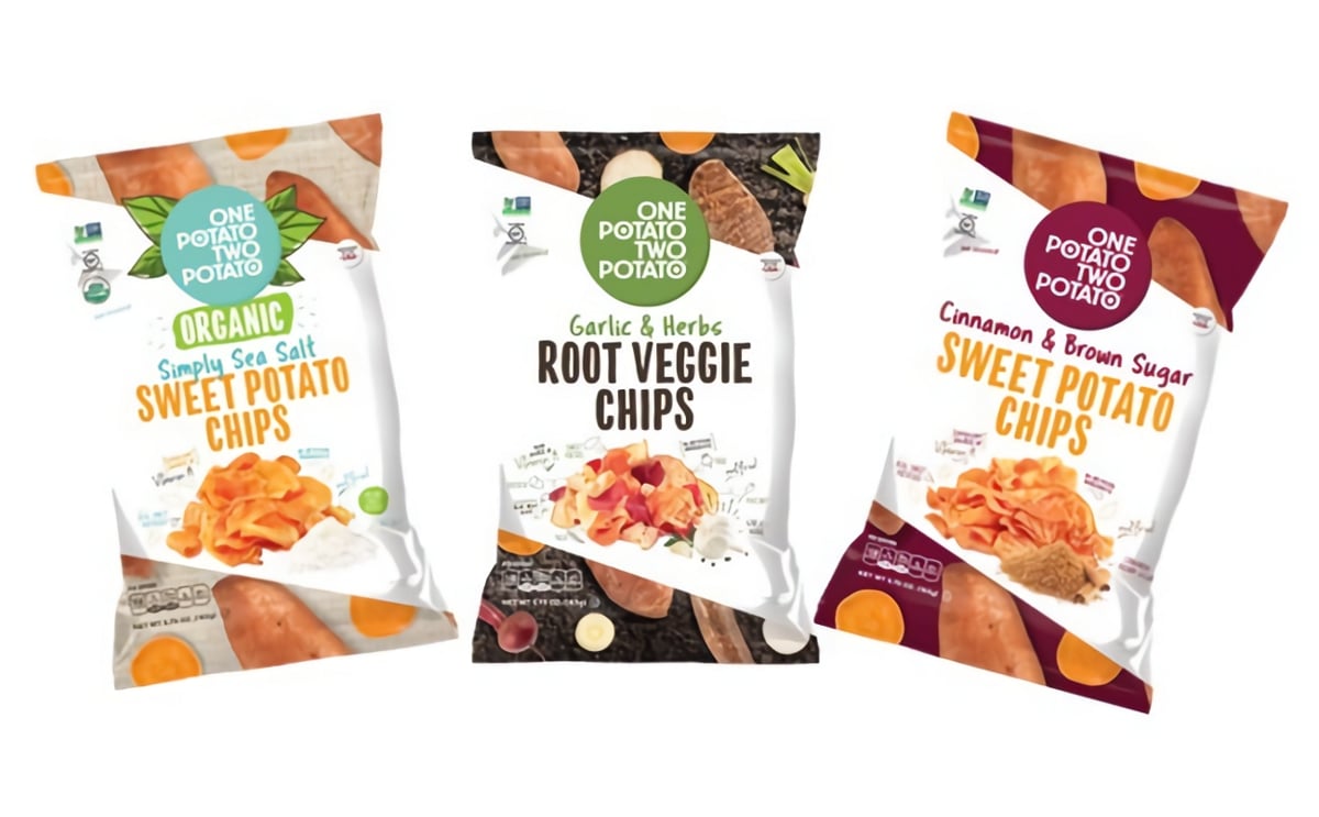 One Potato Two Potato Snacks Refreshes Design and Adds Fresh New Products and Flavors to Their Line-Up One Potato Two Potato Snacks Refreshes Design and Adds Fresh New Products and Flavors to Their Line-Up