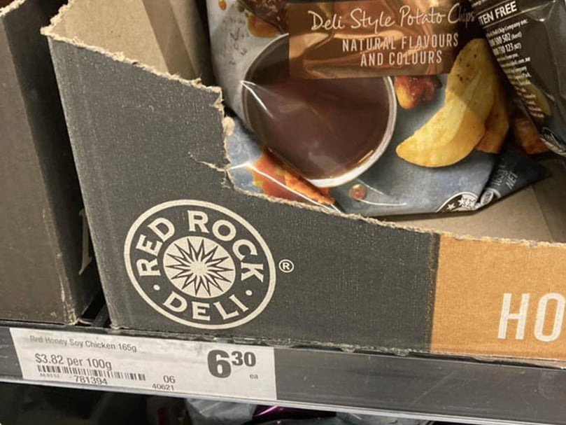 One Woolies is selling 165g bags for AUD 6.30. (USD 4.3). Courtesy: Reddit One Woolies is selling 165g bags for AUD 6.30. (USD 4.3). Courtesy: Reddit