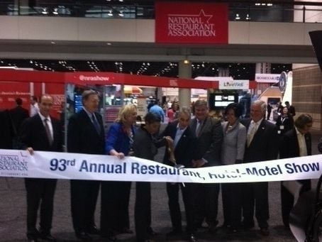Chicago Mayor Rahm Emmanuel opens the NRA Show Chicago Mayor Rahm Emmanuel opens the NRA Show