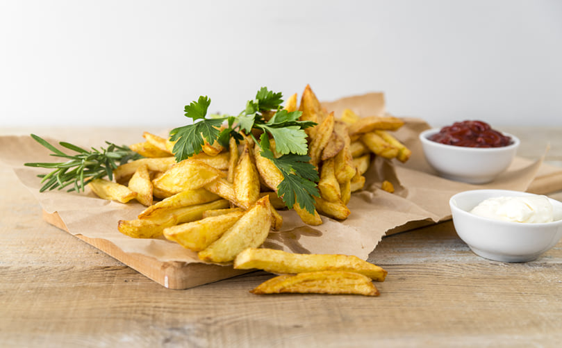 Organic French Fries Made from Certified Organic Potatoes Organic French Fries Made from Certified Organic Potatoes