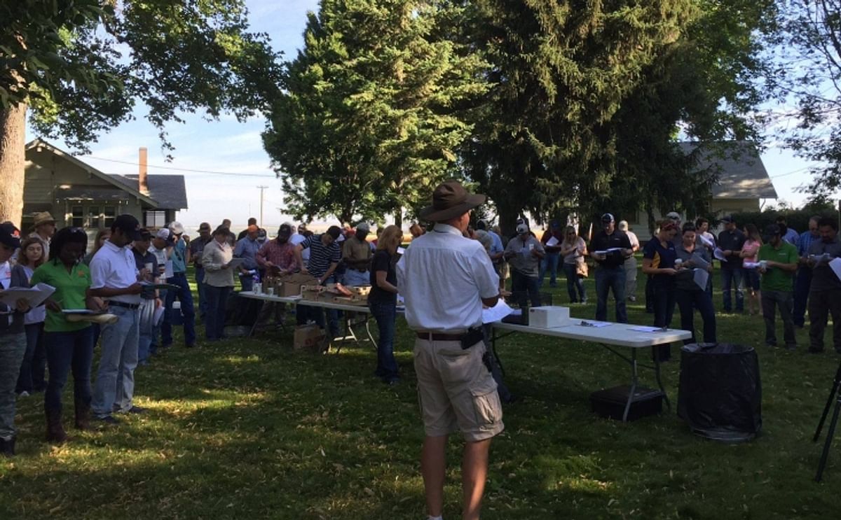 Signing in for the annual potato field day at OSU Hermiston Agricultural Research and Extension Center
(Courtesy: OSU Hermiston Agricultural Research and Extension Center / Facebook)