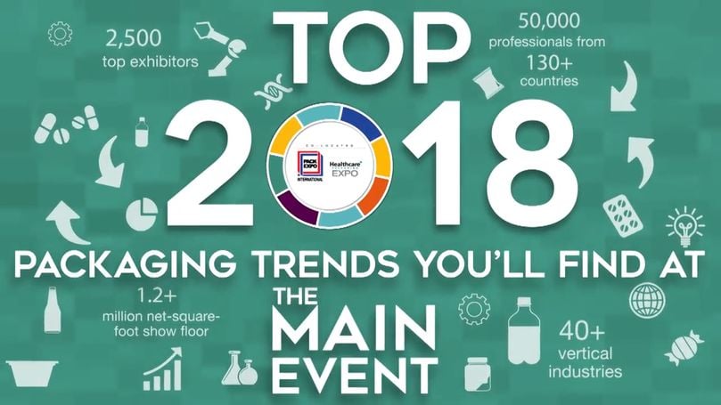 The Top Packaging trends you can expect to find at Pack Expo International 2018 The Top Packaging trends you can expect to find at Pack Expo International 2018